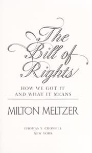 Tapa de The Bill of Rights