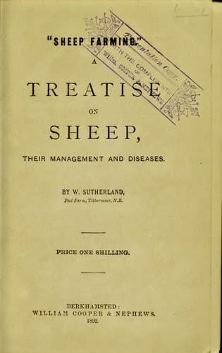 Tapa de "Sheep farming"
