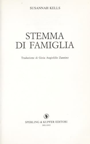 Tapa de Stemma di famiglia