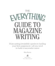 Tapa de The everything magazine writing book