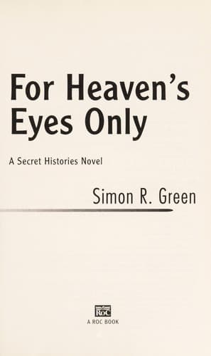 Tapa de For heaven's eyes only