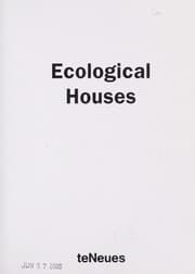 Tapa de Ecological houses