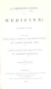 Tapa de Of medicine : in eight books