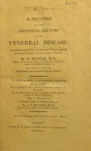 Tapa de A treatise on the prevention and cure of the venereal disease