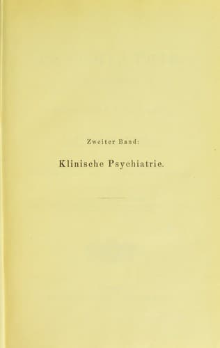 Tapa de Psychiatrie