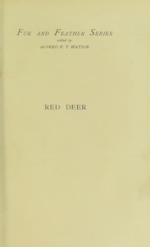 Tapa de Red deer