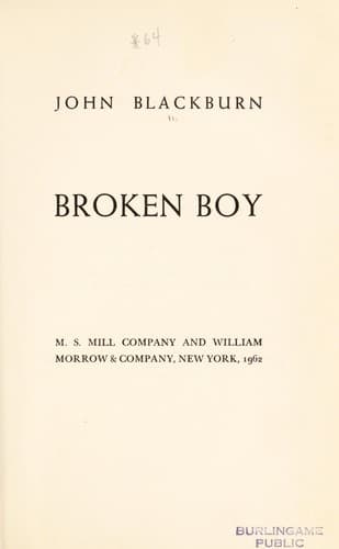 Tapa de Broken boy