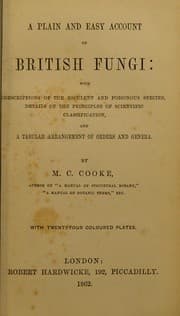 Tapa de A plain easy account of British fungi