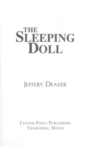 Tapa de The sleeping doll