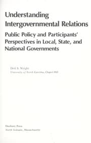 Tapa de Understanding intergovernmental relations