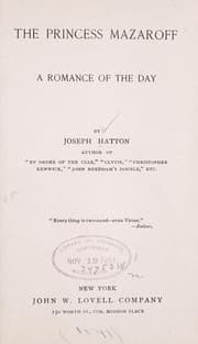 Tapa de The Princess Mazaroff
