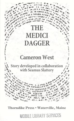 Tapa de The Medici dagger