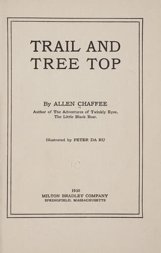 Tapa de Trail and tree top