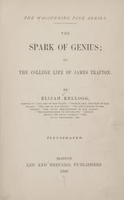 Tapa de The spark of genius