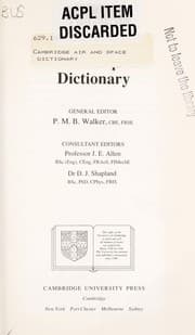Tapa de Cambridge air and space dictionary