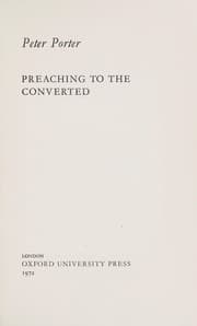Tapa de Preaching to the converted
