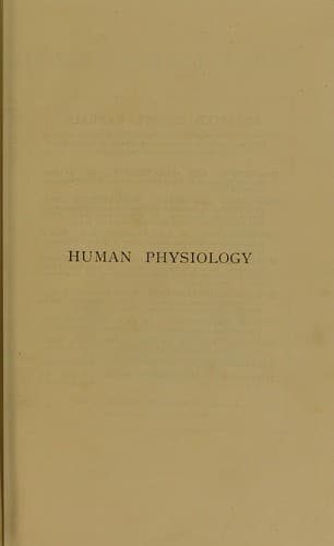 Tapa de Human physiology