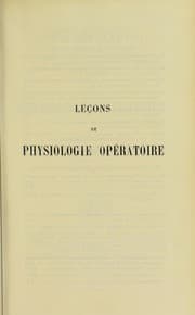 Tapa de Lec ʹons de physiologie ope¿atoire