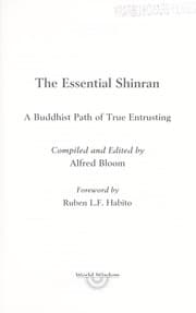 Tapa de The essential Shinran