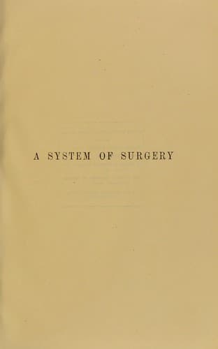 Tapa de A system of surgery