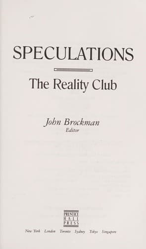 Tapa de Speculations