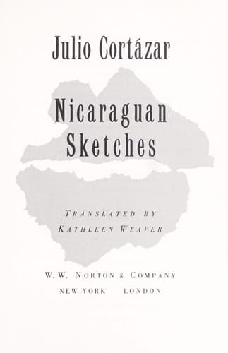 Tapa de Nicaraguan sketches