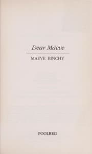 Tapa de Dear Maeve