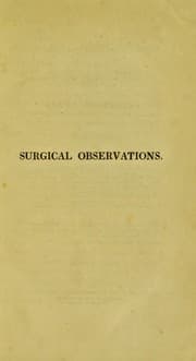 Tapa de Surgical observations on the constitutional origin and treatment of local diseases; and on aneurisms