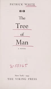 Tapa de The tree of man, a novel