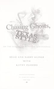 Tapa de Chasing ghosts, Texas style