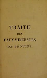 Tapa de Trait©♭ des eaux min©♭rales de Provins