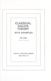 Tapa de Classical Galois theory