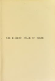 Tapa de The dietetic value of bread