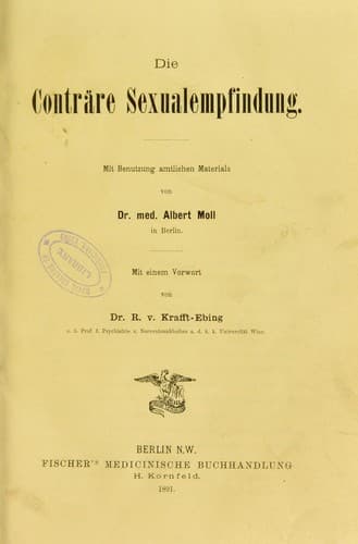 Tapa de Die conträre Sexualempfindung