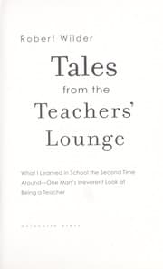 Tapa de Tales from the teachers' lounge