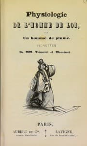 Tapa de Physiologie de l'homme de loi