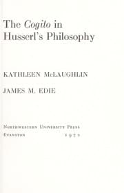 Tapa de Cogito dans la philosophie de Husserl