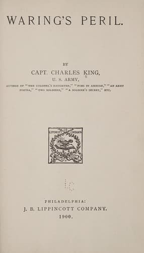 Tapa de Waring's peril