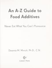 Tapa de An A-Z guide to food additives