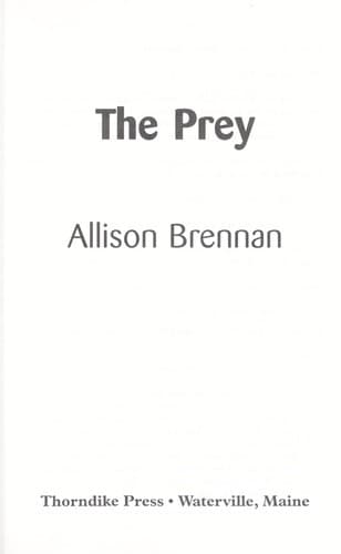 Tapa de The Prey