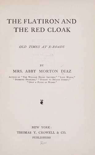 Tapa de The flatiron and the red cloak