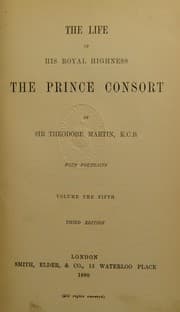 Tapa de The life of His Royal Highness the Prince consort