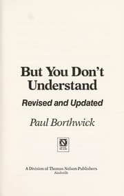 Tapa de But you don't understand