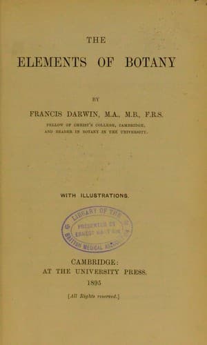 Tapa de The Elements of Botany