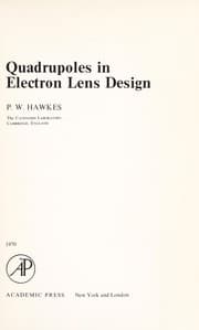 Tapa de Quadrupoles in electron lens design