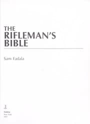 Tapa de The rifleman's bible
