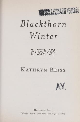 Tapa de Blackthorn winter