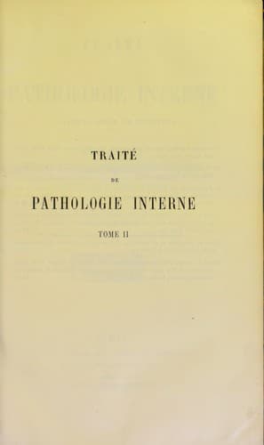 Tapa de Trait©♭ de pathologie interne