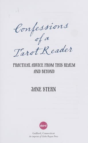 Tapa de Confessions of a tarot reader