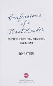 Tapa de Confessions of a tarot reader